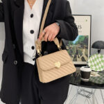 Women Handbags Fashion Chain Shoulder Bags With Love Metal Design - Image 5