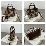 Fashion Houndstooth Shoulder Bags Portable Checkerboard Handbags All-match Messenger Bag Women Totes - Image 8