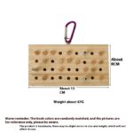 Parrot Toys Training Decompression Hanging Solid Wood Keyboard Toy - Image 4