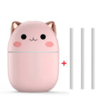 Air Humidifier Cute Cat Ultra-Silent USB Office Household Bedroom Car Aromatherapy Air Purifier With Led Cool Mist Spray - Image 7